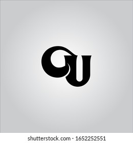 U letter logo with nice white background.U letter icon.U letter design.