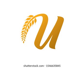 U Letter logo or symbol template design
