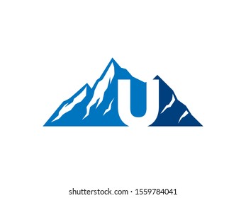 U Letter logo or symbol template