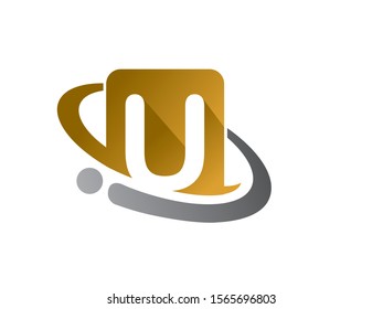 U Letter logo or symbol template design