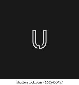 U Letter Logo Template Illustration Design.