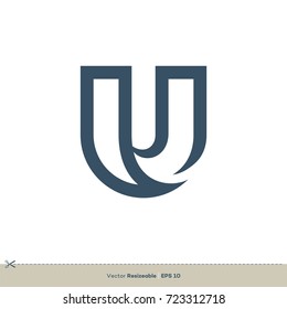 U Letter Logo Template Illustration Design. Vector EPS 10.