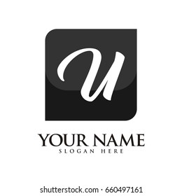 U Letter Logo Template For Your Business 