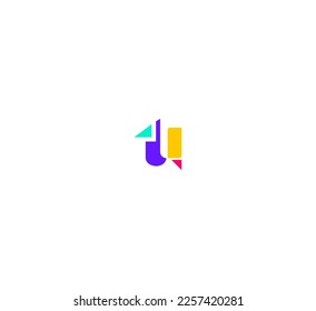 U-Letter-Logo, verwendbare Vektorvorlage Abstraktes Monogramm-Symbol 