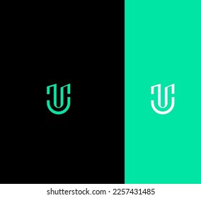 U Letter Logo Usable Vector Template Abstract Monogram Symbol 