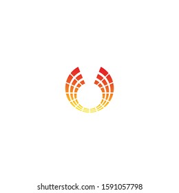 U letter logo, U logo vector