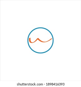 U letter logo vector design on white color background. u icon