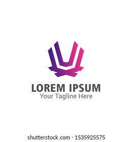 U letter logo vector. modern monogram symbol, logo design concept