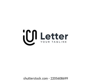 U Letter Logo Vector Template Abstract Monogram Symbol