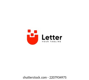 U Letter Logo Vector Template Abstract Monogram Symbol