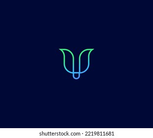 U Letter Logo Vector Template Abstract Monogram Symbol. Usable for Business sport, technology, fashion, digital And future creative logo