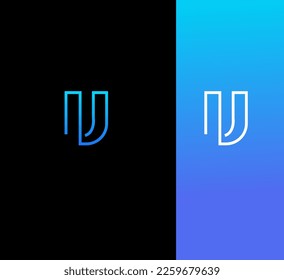 U Letter Logo Vector Template Abstraktes Monogramm Symbol 