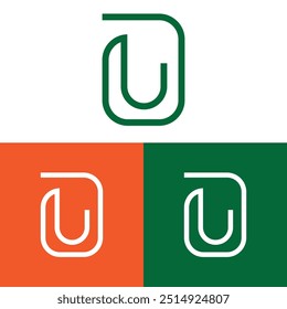 U Letter Logo Vector Template Abstract Monogram Symbol
