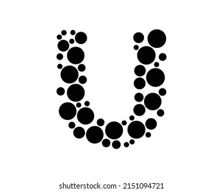 U Letter Vector Design Template illustration EPS 10.