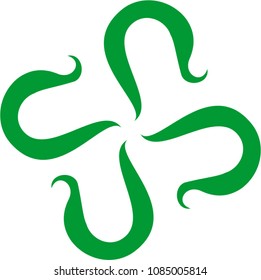 u letter vector logo design