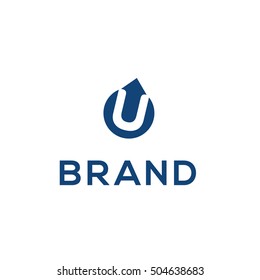 U letter vector logo design template