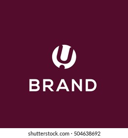 U letter vector logo design template