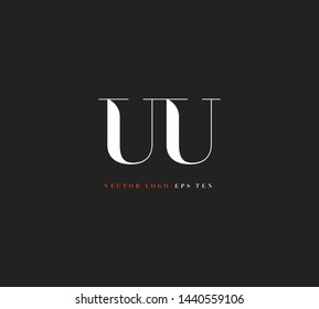 U U letters Joint logo icon vector for business card and corporate identity.