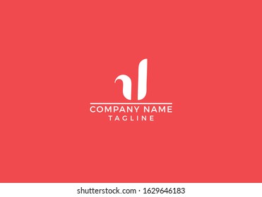 U logo abstract letter initial based icon graphic design in vector editable file.