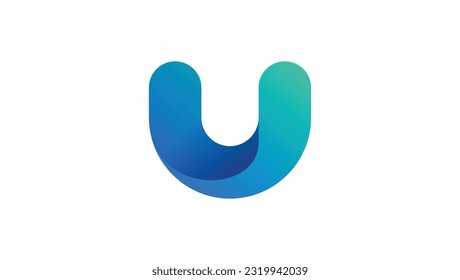 U logo abstract vector design template