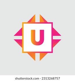 U logo Colorful Vector Design. Icon Concept. Abstract modern