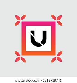 U logo Colorful Vector Design. Icon Concept. Abstract modern