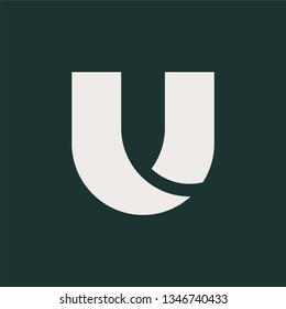 U logo, design inspiration vector template for any purpose