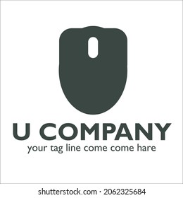 U logo design on Game and Recreational theme