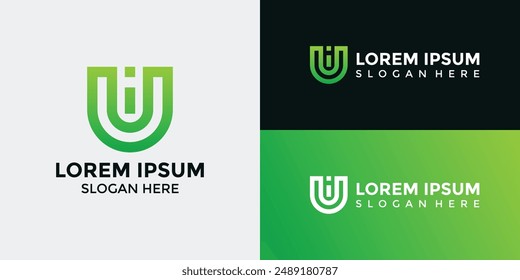 U Logo Diseño Plantilla Vector Gráfico Branding