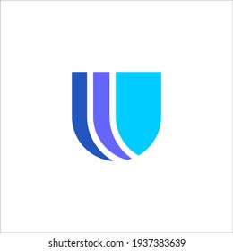 U Logo-Design-Vektorsymbol 