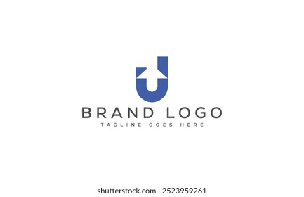 U design de modelo de vetor de design de logotipo para marca