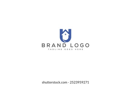 U logo design vector template design for brand