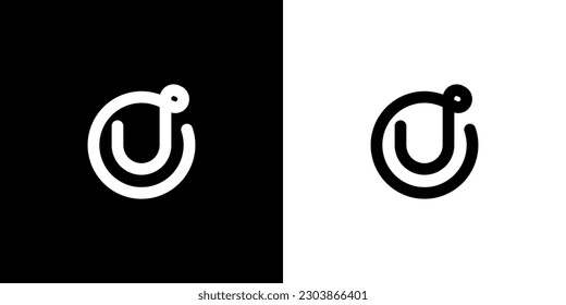 U Logo, U Monogram, Initial U Logo, Letter U Logo, Icon, Vector