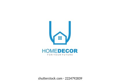 U logo real estate for branding company. construction template vector illustration for your brand.