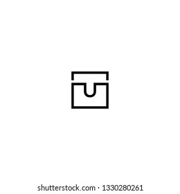 U LOGO VECTOR MODERN FOR YOUR BUSINESS