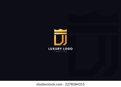 U luxury Logo concept design 