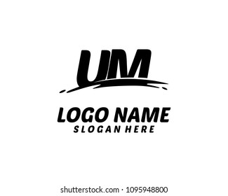 U M Initial logo