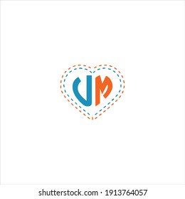 U M letter logo creative design. um monogram