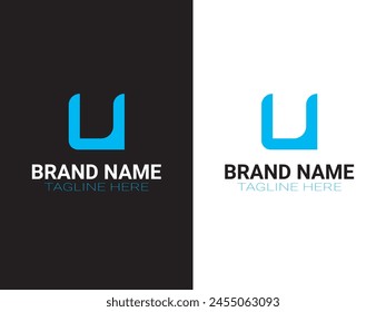 U MODERN BUSINESS AND BRAND LOGO DESIGN