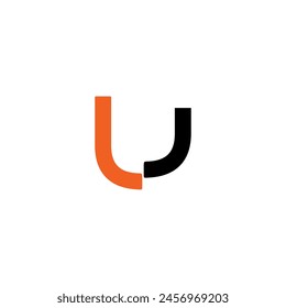 U modernes Vektorgrafik-Logo-Design