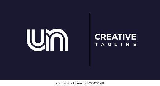 U and N logo design. UN abstract Letters Logo Monogram. This logo design is the process of creating a visual symbol that represents a brand, company, or individual.