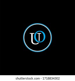 Diseño abstracto del logotipo de la letra U