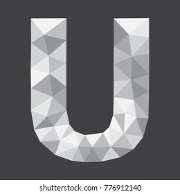 U polygonal alphabet design