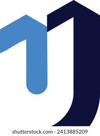 U Property logo Template in a modern minimalist style