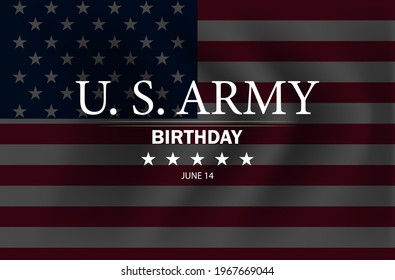 U S Army Birthday Vector Illustration Stock Vector (Royalty Free ...