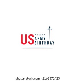 U. S. ARMY BIRTHDAY vector illustration June 14.