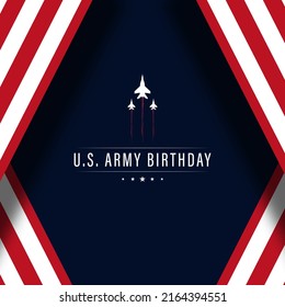 U. S. ARMY BIRTHDAY vector illustration June 14.