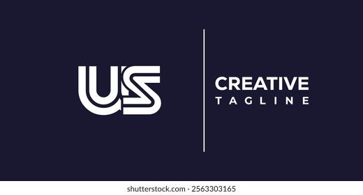 U and S logo design. US abstract Letters Logo Monogram. This logo design is the process of creating a visual symbol that represents a brand, company, or individual.