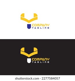 u shape y shape monogram education graphics.