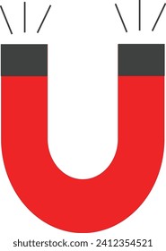 U shaped magnet vector eps 10	